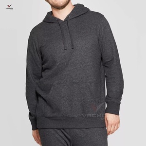 Sweat à capuche respirant en molleton polyester/coton personnalisé pour homme, grande taille, pour la gym, le sport, brodé, tricoté, anti-rétrécissement, couleur unie - Product Image 5
