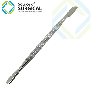 Pousse-cuticules et éliminateur de callosités professionnel de haute qualité en acier inoxydable double extrémité pour soins des pieds - Product Image 1