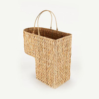 Panier de rangement pour escalier en jacinthe d'eau, design exquis et personnalisé, vente en gros