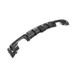 Quad tubo de fibra de carbono F30 trasero cenefa con luz de freno para <span class=keywords><strong>BMW</strong></span> F30 F31 318i 320i 328i <span class=keywords><strong>330i</strong></span> <span class=keywords><strong>M</strong></span> 2013-<span class=keywords><strong>2018</strong></span> - Product Image 2