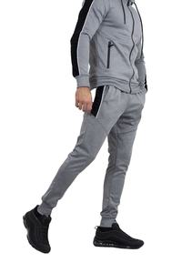 ชุดกีฬาสำหรับผู้ชาย,ชุดวิ่งออกกำลังกายแบบรัดรูปไม่มีลายพิมพ์โลโก้ - Product Image 3