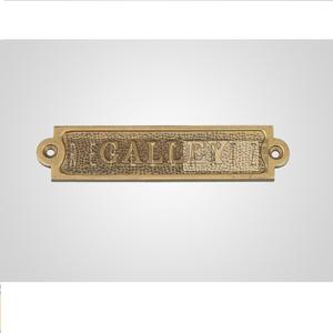 Haute qualité en laiton galère nautique mur chanter Plaque en laiton mur Art décor accessoires - Product Image 1