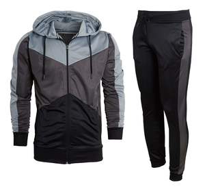 Traje de chándal con capucha para hombre, con cremallera, OEM, venta al por mayor - Product Image 1