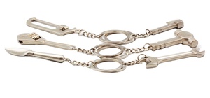 พวงกุญแจโลหะสุดสร้างสรรค์,พวงกุญแจผู้ชายพวงกุญแจสำหรับทันตกรรมพวงกุญแจโบราณโปรโมชั่นอุปกรณ์ - Product Image 4