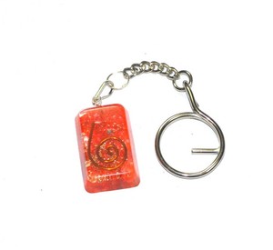 Llaveros de orgón carnelino rojo, venta al por mayor - Product Image 1