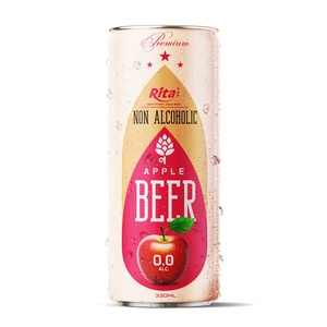 Proveedor de Vietnam, Cerveza sin Alcohol de Alta Calidad con Sabor a Manzana de 330 ml - Product Image 3