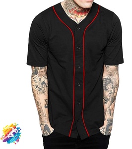 Maillot de baseball authentique de haute qualité pour hommes, inspiré des industries de la Formule 1, 100 % coton, manches courtes, anti-boulochage, séchage rapide - Product Image 6