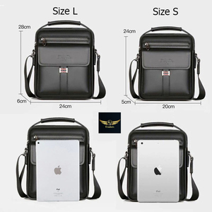 Qualité mâle sac à main décontracté en cuir hommes sacs de messager nouveaux sacs à bandoulière en cuir véritable hommes sac à bandoulière - Product Image 5