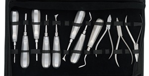 ชุดเครื่องมือตรวจฟันแบบครบวงจรแหล่งพลังงานแบบแมนนวลทำจากเหล็ก62ชิ้น - Product Image 3