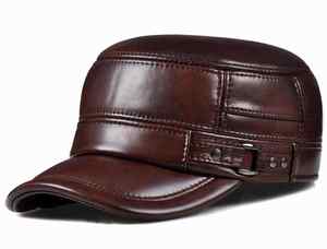 Custom Fashion <b>Men</b> <b>Baseball</b>-<b>Cap</b> Hat Wholesale Leather-<b>Caps</b> With Customized Logo - Product Image 2