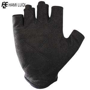 Venta al por mayor de guantes deportivos personalizados Unisex cuero Fitness entrenamiento soporte para levantamiento de pesas hombres y mujeres guantes de gimnasio - Product Image 5