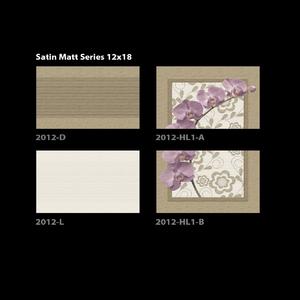 Azulejos de pared de cocina verde clásico moderno de 300x450mm, azulejos de suelo brillantes de calidad para baño e Interior de Villa para Estilo clásico - Product Image 1