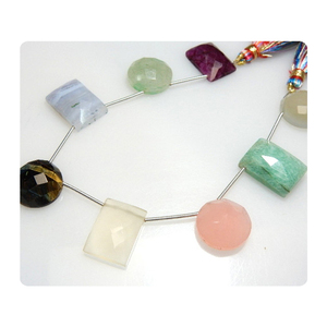 8 pulgadas 100% auténticas cuentas de piedra natural de calidad superior cuentas de piedras preciosas de tamaño mixto para la fabricación de joyas cuentas genuinas - Product Image 6