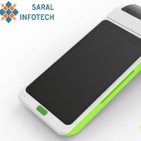 Terminal de point de vente intelligent Android 5.1 Saral 2016, dernier design, certifié EMV, fin et élégant, module d'empreintes digitales S910, écran 5,5 pouces, imprimante thermique intégrée