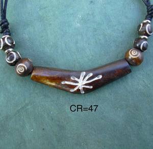 Orthodoxe Religieux Style Bohème Sculpté À La Main Pendentifs Tribaux 10K Plaqué Or Buffalo Os Unisexe pour Les Occasions De Fête - Product Image 3