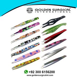 Pincettes professionnelles pour extensions de cils, pinces à épiler, pour les sourcils, personnalisés, de haute qualité, vente en gros, élimine les imperfections - Product Image 2