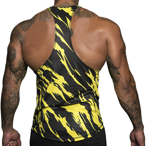2022 Factory Price <b>Low</b> <b>Cut</b> Men Gym Wear Fitness Tank <b>Top</b> Mens Undershirts Cotton High Quality - Product Image 6