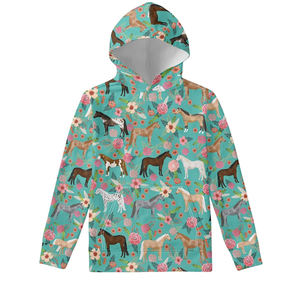 Sudadera con estampado gráfico 3D personalizado para mujer sudaderas con capucha ligeras de Spandex con logotipo frontal tinte colorido para Otoño Invierno - Product Image 5