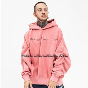 เสื้อฮู้ดซักหินแบบสวมหัวใช้ได้ทั้งชายและหญิงเสื้อมีฮู้ดขนาดใหญ่พิเศษแนววินเทจสำหรับฤดูหนาวสินค้ามาใหม่พร้อมโลโก้ออกแบบได้ตามต้องการ - Product Image 4