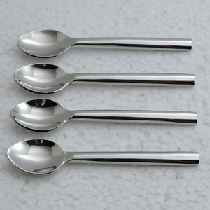 Ensemble de 4 cuillères à thé/café en acier inoxydable, ustensiles de cuisine et couverts de table en vrac, cuillères, baguettes - Product Image 3