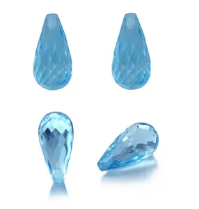 PREMIUM QUALITY BLUE TOPAZ AT WHOLESALE FACTORY PRICE LOOSE GEMSTONE HIGH QUALITY NATURAL BLUE TOPAZ FOR JEWELRY MAKING