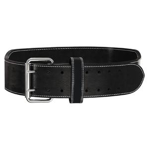 Personalizable 4 \ "Pro Grado Cuero de vaca Gimnasio Cinturón de levantamiento de pesas Hebilla de acero ajustable-Bolsas de energía - Product Image 2