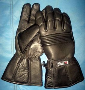 Guantes de Motocicleta Térmicos Antideslizantes para Invierno, Resistentes al Viento e Impermeables, con Pantalla Táctil, de Cuero, para Protección en Clima Frío - Product Image 1
