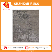 Tapis Shahkar de haute qualité, en laine moelleuse moderne, lavable, forme personnalisée, design unique, imprimé, noué à la main, pour chambre à coucher, neuf, pour adultes