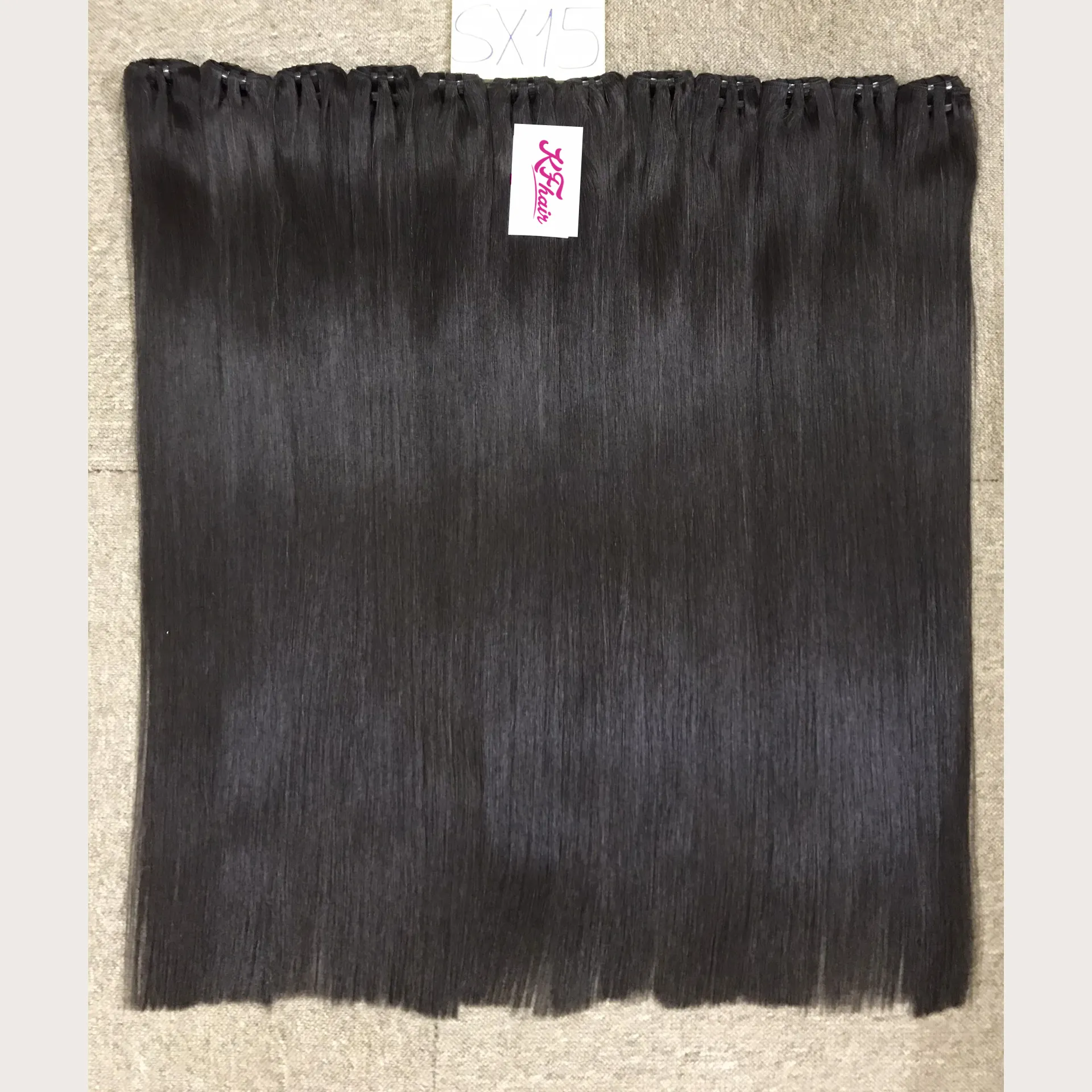 Wholesale 100% premium quality hair bone straight natural colour can be dye as you like with the best price