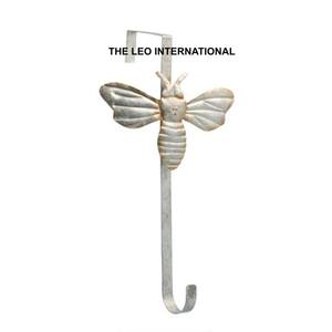 Fancy <b>Wreath</b> Hanger New Collection <b>Decoration</b> Metal Over the Door Single Hook Ornament Black Christmas Hanging - Product Image 2