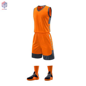 Maillot de basket-ball unisexe d'été respirant, broderie OEM, logo sublimé, maille personnalisée, ensembles grande taille - Product Image 2