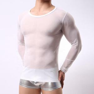 Camiseta informal de manga corta de color personalizado para hombre, camiseta de fibra de bambú/algodón transpirable de peso pesado, diseño personalizable y logotipo - Product Image 4