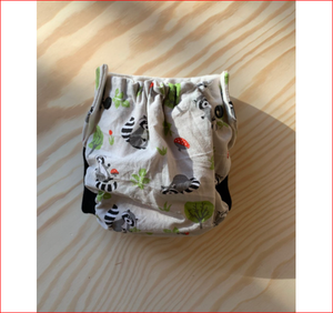 Couvre-couche lavable réutilisable en microfibre pour bébé préplié en bambou ensoleillé - Product Image 2