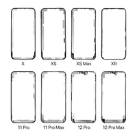 Autocollant adhésif étanche pour écran LCD iPhone 16 15 14 13 Plus 12 Pro Max 12 Mini 11 Pro 11 Pro X XS MAX XR – Bande de scellement pour cadre d'écran LCD