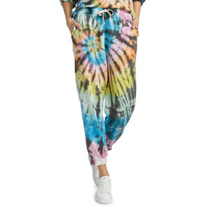 ¡Los pantalones de Jogger más vendidos del fabricante OEM con estampado de tinte anudado para mujer, talla XL, encaje elástico, entrenamientos de invierno para correr, precio barato! - Product Image 3