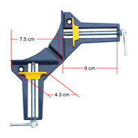 En Aluminium 90 Degré Angle Droit À Onglets Coin Pince