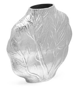 Hoja de plata Florero de aluminio Flor decorativa Fabricante al por mayor Hecho India Alta calidad Cantidad a granel Nuevos diseños modernos - Product Image 5