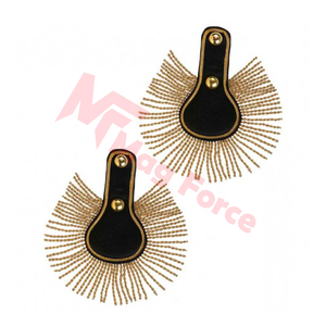 Fabricantes de insignias de hombro de Charretera bordadas a máquina para uso ceremonial hechas en Pakistán - Product Image 4