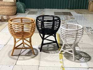 Rattan <b>Plant</b> <b>Stand</b> <b>Pot</b> Handmade in Vietnam - Product Image 2