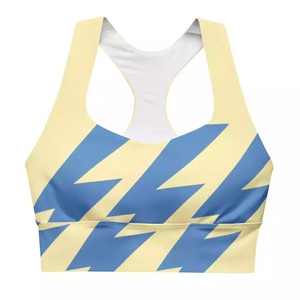 Soutien-gorge de sport Yoga pour femmes, de bonne qualité, personnalisé, poche à dos, imprimé, modèle 100% - Product Image 6