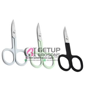 Tijeras Pequeñas de Acero Inoxidable 4Cr13 para Cejas, con Punta de Cuchilla Recta y Mango de Goma, para Uso Capilar - Product Image 4