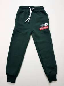 Ropa Sobrante con Etiquetas de Marca, Pantalones Deportivos Rectos de Punto 100% Algodón para Niños, Casuales, Elásticos, Hasta el Tobillo, Teñidos con Tela - Product Image 2