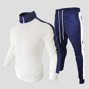 Survêtement en polaire uni de qualité supérieure pour homme, survêtement de sport à manches longues - Product Image 2
