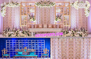 ผนังเทียนโลหะสำหรับงานแต่งงาน,ผนังเทียนโลหะสำหรับงานแต่งงานแบบเอเชียผนังรับเทียนแบบใหม่ - Product Image 6