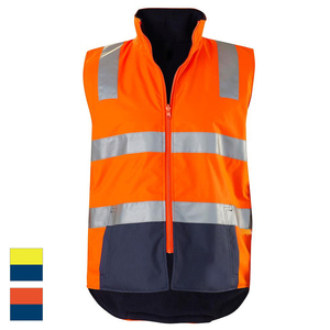 Chaleco de pesca clásico multibolsillo para hombre, chaqueta informal para exteriores, ropa de trabajo de seguridad de malla de poliéster, chaleco de bolsillo al por mayor - Product Image 1