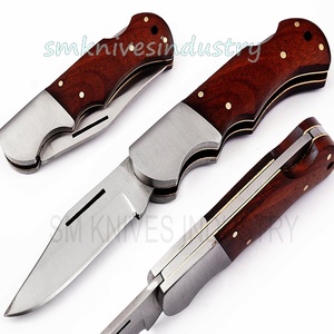 Couteau de poche pliable à lame en acier inoxydable, boulons en acier faits à la main (smk1310) - Product Image 2