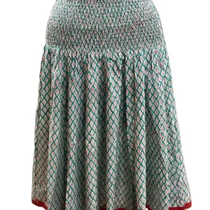 非洲女喇叭裙长款踝蜡织物传统腰带Maxi嬉皮士高腰溜冰短裙