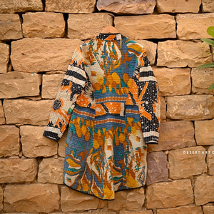 Veste femme, couleur unie, mode, manches longues, veste chaude, bouton de fermeture, poche, veste en coton pour femme avec poches - Product Image 2