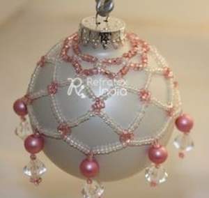 Direct Factory <b>Sale</b> <b>Christmas</b> Beaded Ball Cover Bulk Supplier and Manufacture by Refratex India Made in India for Best Quality a - Product Image 1