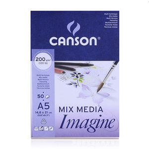 Canson Imagine Mix Media 200/G 50Sheets A3 A4 A5 Màu Nước Pad Sketchbook Phác Thảo Pad Vẽ Cuốn Sách Gỗ Pulb - Product Image 6